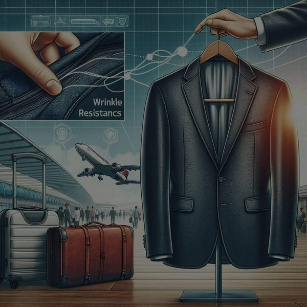 Comment choisir une veste de tailleur qui ne froisse pas pour un long voyage d'affaires?